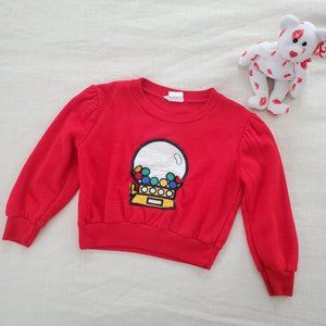 Vintage Gumball Machine Sweater 2t/3t